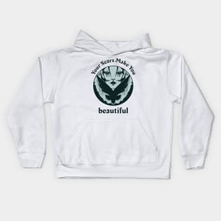 Your Scars Make You Beautiful Self Worth Kids Hoodie